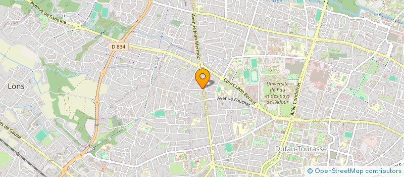 localisation de l'entreprise SCI PILAR  BILLERE