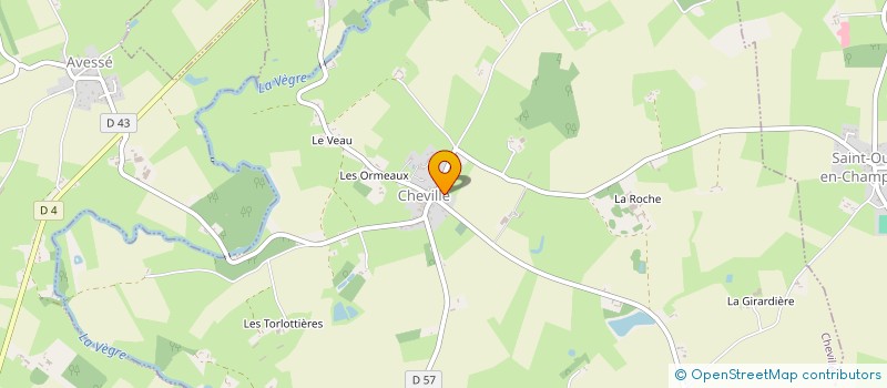 localisation de l'entreprise SCI PILAURI  CHEVILLE