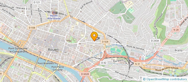 localisation de l'entreprise SCI PILAVOINE PATRIMOINE à ROUEN