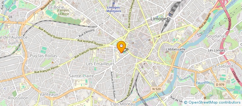 localisation de l'entreprise SCI PILC III à LIMOGES