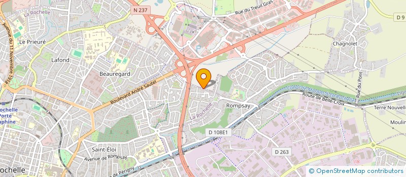 localisation de l'entreprise SCI PILET  LA ROCHELLE