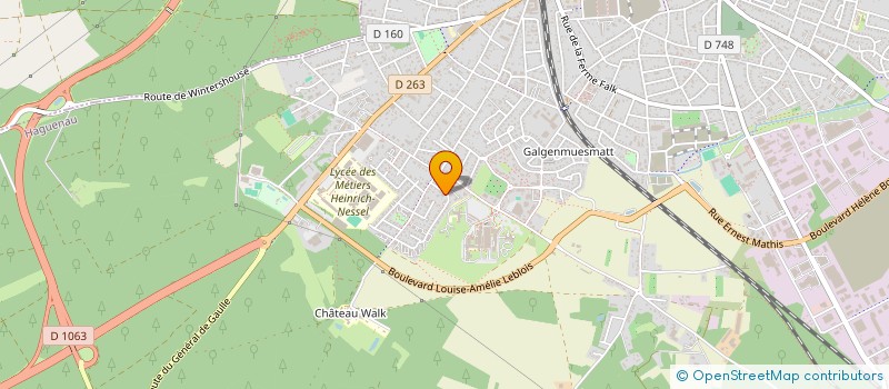 localisation de l'entreprise SCI PILGRAY  HAGUENAU