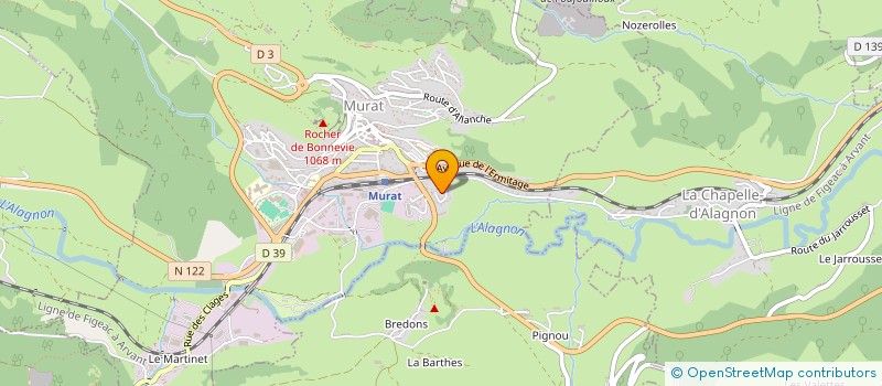 localisation de l'entreprise SCI PILI PILI à LAVEISSIERE