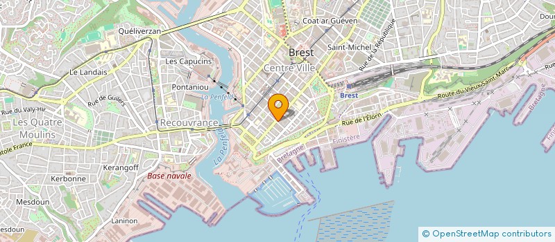 localisation de l'entreprise SCI PILLAN  BREST