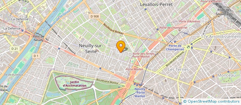 localisation de l'entreprise SCI PILLARDE à NEUILLY-SUR-SEINE