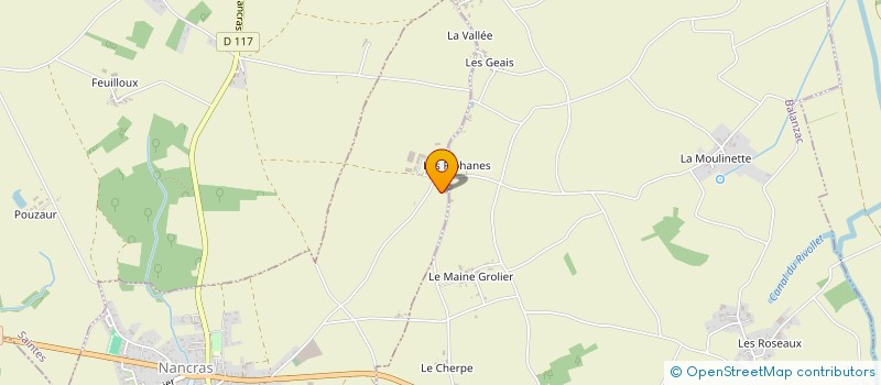 localisation de l'entreprise SCI PILLET  NANCRAS