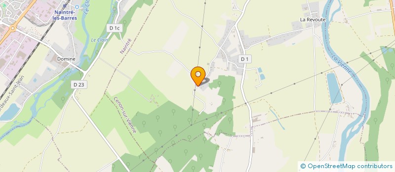 localisation de l'entreprise SCI PILLET  CENON-SUR-VIENNE