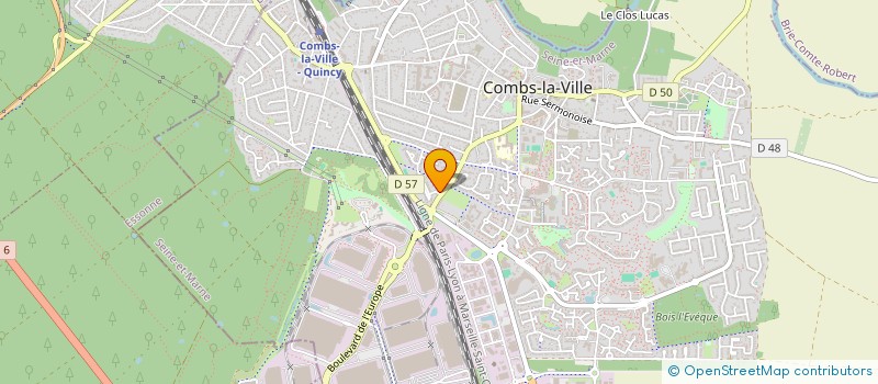 localisation de l'entreprise SCI PILLET BONNIN  COMBS-LA-VILLE