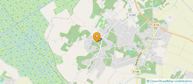 localisation de l'entreprise SCI PILLET SOLT  BREUILLET