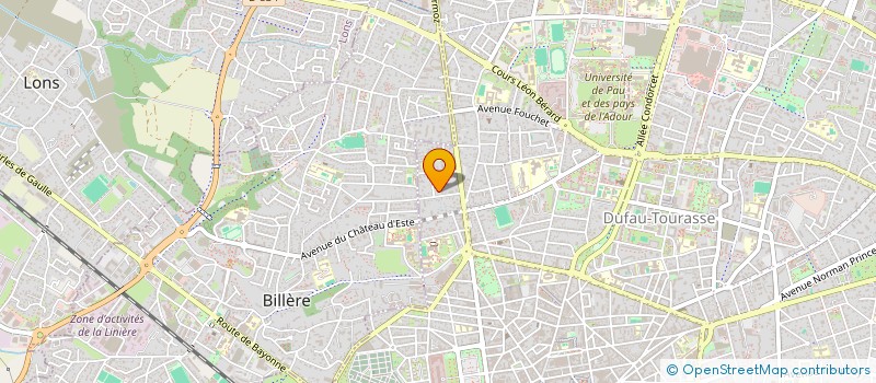 localisation de l'entreprise SCI PILOTE à PAU