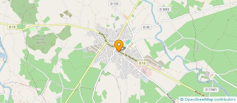 localisation de l'entreprise SCI PILOU  ROUJAN