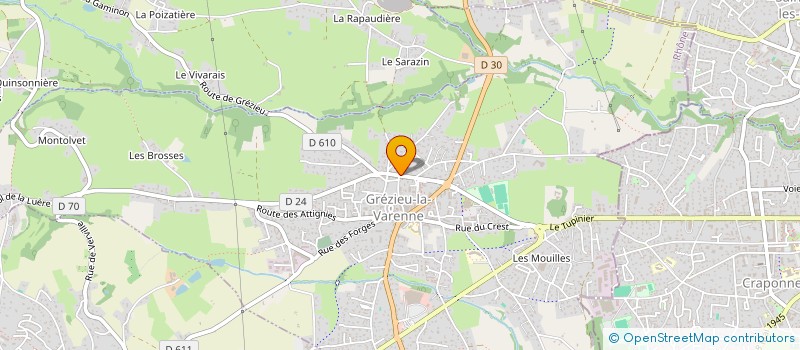 localisation de l'entreprise SCI PILOU  GREZIEU-LA-VARENNE