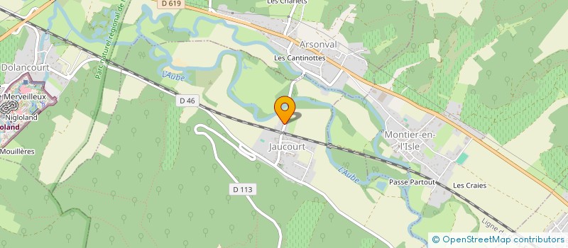 localisation de l'entreprise SCI  PILOU  JAUCOURT