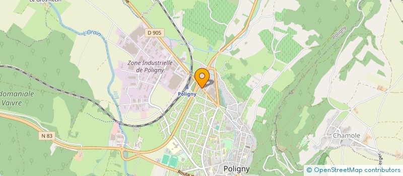 localisation de l'entreprise SCI PILOU  POLIGNY