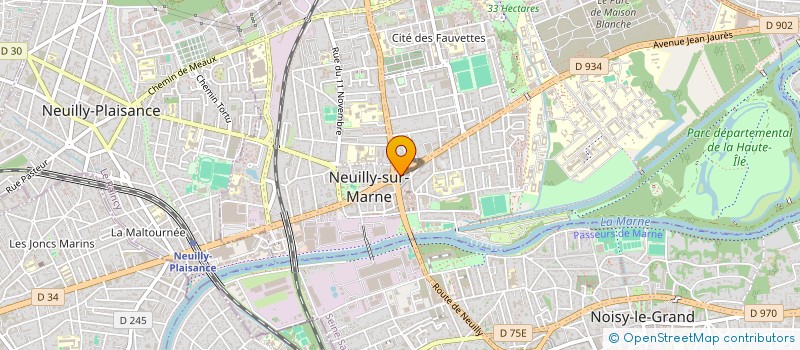 localisation de l'entreprise SCI PILOU à NEUILLY-SUR-MARNE