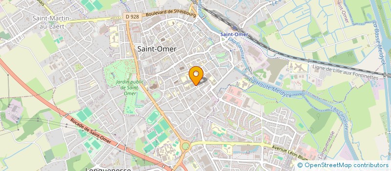 localisation de l'entreprise SCI PILOU  SAINT-OMER