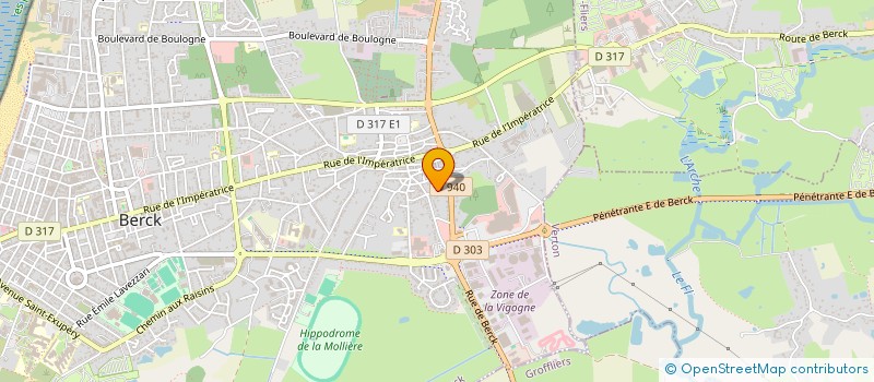 localisation de l'entreprise SCI PILOU  BERCK