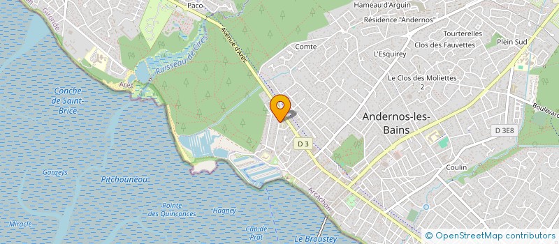 localisation de l'entreprise SCI PILOUMA  ANDERNOS-LES-BAINS