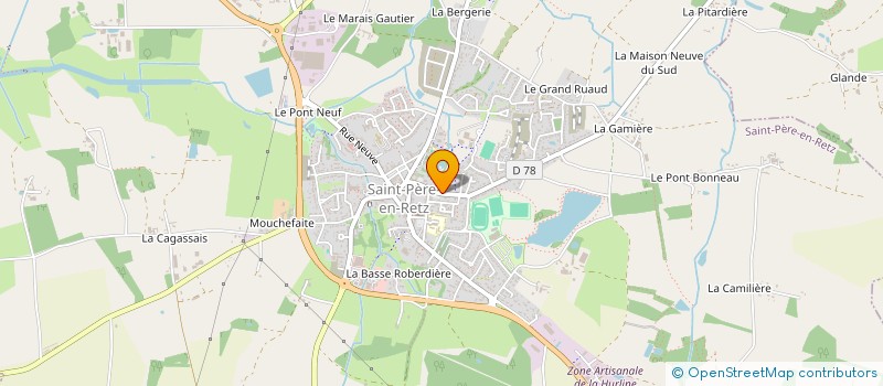 localisation de l'entreprise SCI PILOUMAT  SAINT-PERE-EN-RETZ