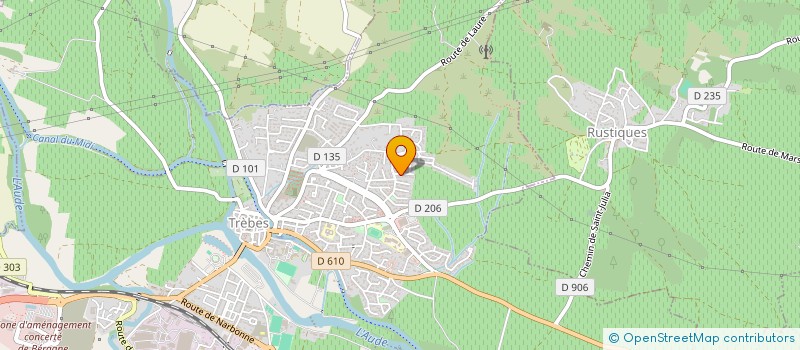 localisation de l'entreprise SCI PILPAT  TREBES