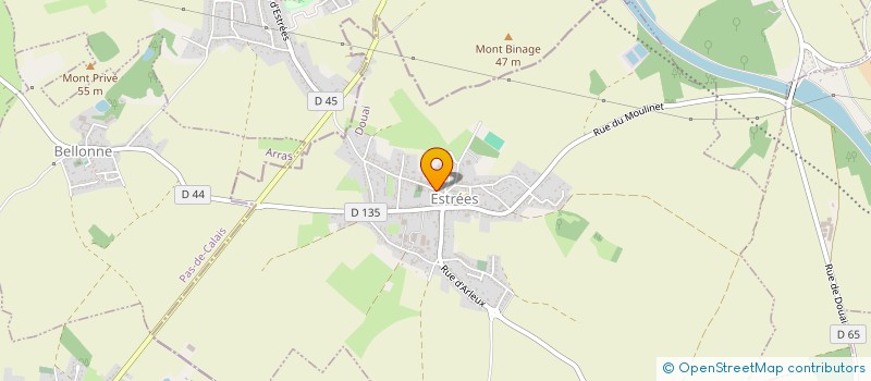 localisation de l'entreprise SCI PILUKOU  BUGNICOURT