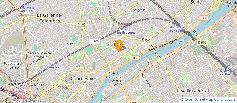 localisation de l'entreprise SCI PILYSE à COURBEVOIE