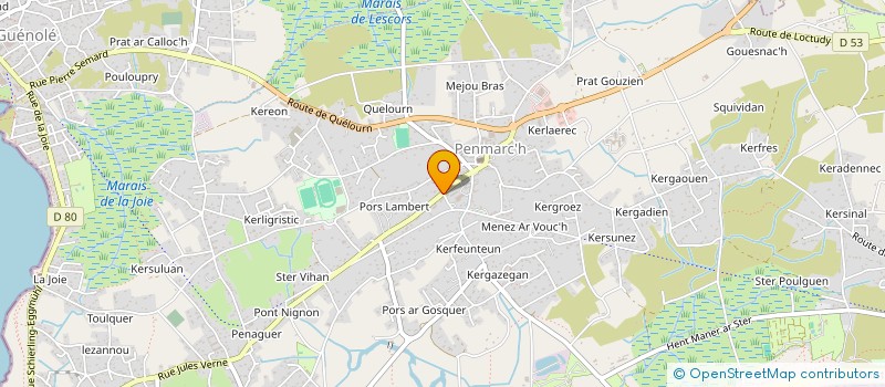 localisation de l'entreprise SCI PIMA  PENMARCH