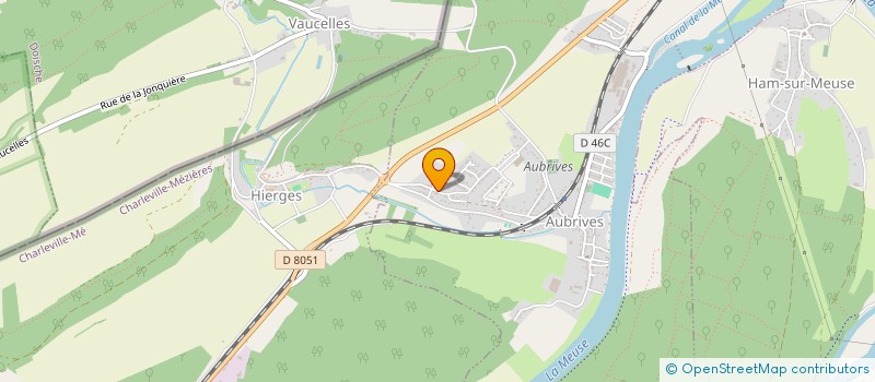 localisation de l'entreprise SCI PIMA  AUBRIVES