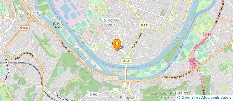 localisation de l'entreprise SCI PIMABEGA à CROISSY-SUR-SEINE