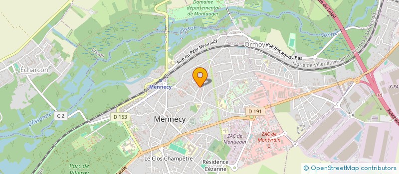 localisation de l'entreprise SCI PIMACHAPA à MENNECY