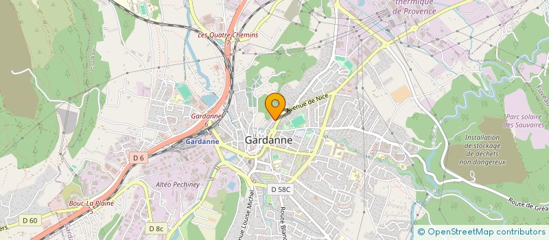 localisation de l'entreprise SCI PIMACLAIRE à GARDANNE