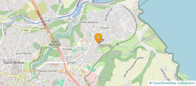 localisation de l'entreprise SCI PIMACO à SAINT-BRIEUC