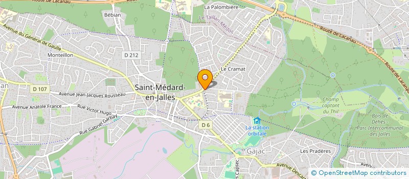 localisation de l'entreprise SCI PIMAEL  SAINT-MEDARD-EN-JALLES