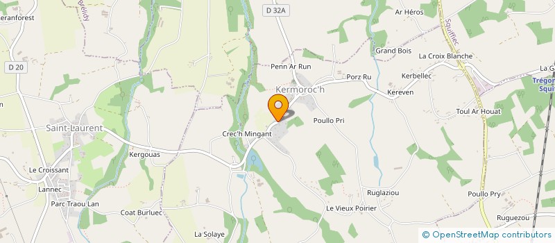 localisation de l'entreprise SCI PIMALUCA  KERMOROC'H