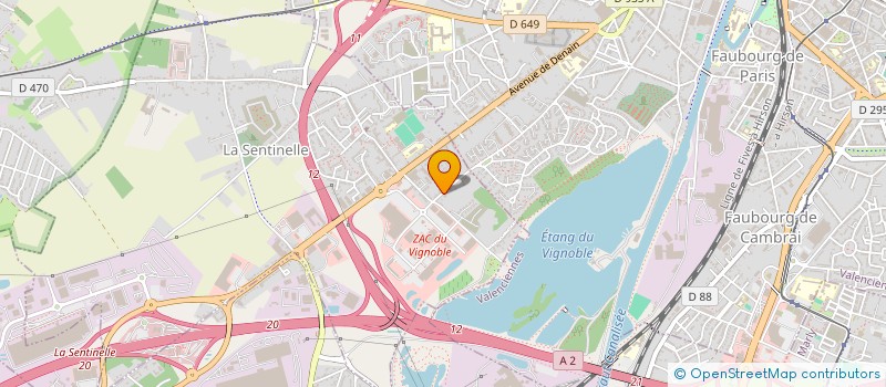 localisation de l'entreprise SCI PIMANAMO  LA SENTINELLE