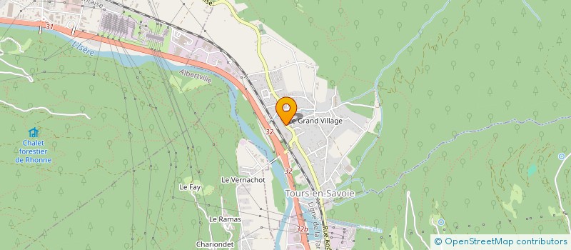 localisation de l'entreprise SCI PIMAPA  TOURS-EN-SAVOIE