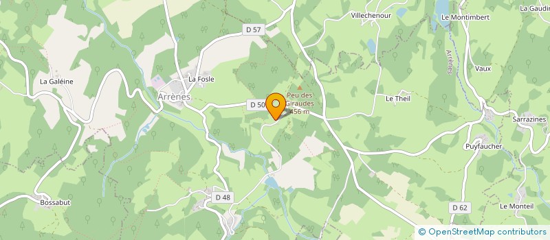 localisation de l'entreprise SCI PIMATO à ARRENES