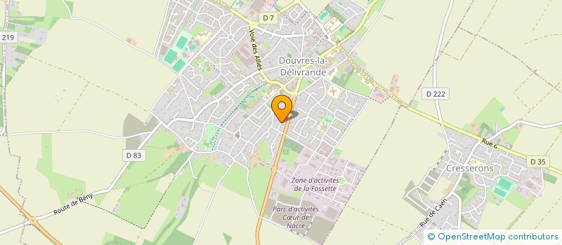 localisation de l'entreprise SCI PIMB-ROUSSEAU  DOUVRES-LA-DELIVRANDE