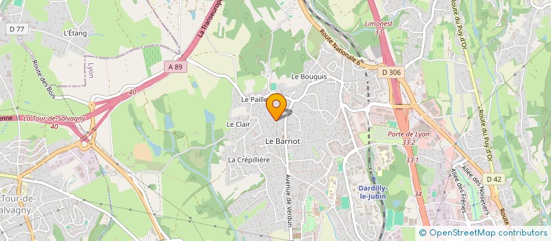 localisation de l'entreprise SCI PIME  DARDILLY