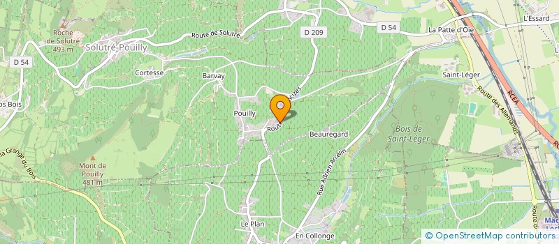 localisation de l'entreprise SCI PIME  SOLUTRE-POUILLY