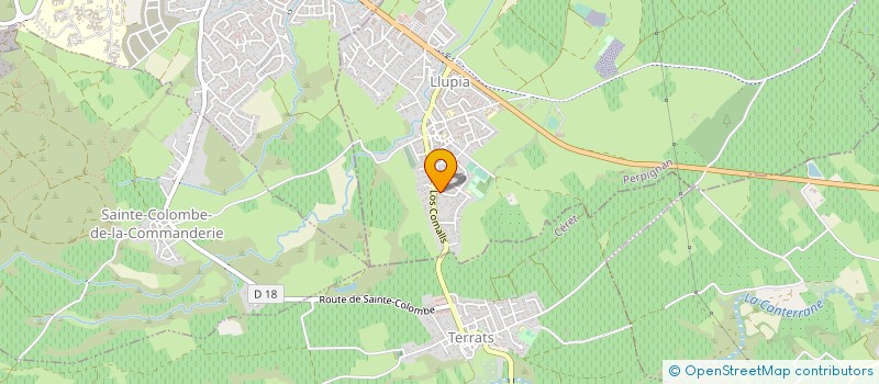 localisation de l'entreprise SCI PIMENT BLEU  LLUPIA