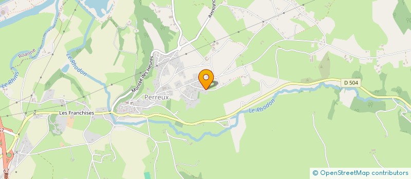 localisation de l'entreprise SCI PIMENT NOIR  PERREUX