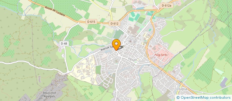 localisation de l'entreprise SCI PIMENT NOIR  THUIR