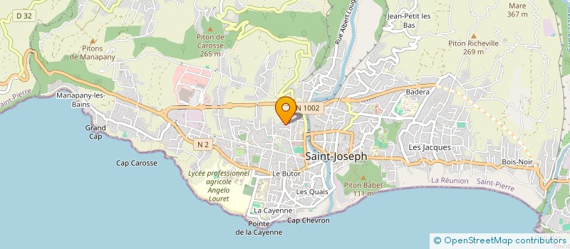localisation de l'entreprise SCI PIMENTIERS à SAINT-JOSEPH