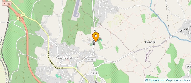 localisation de l'entreprise SCI PIMEX  VEZENOBRES