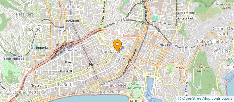 localisation de l'entreprise SCI PIMIAN à NICE