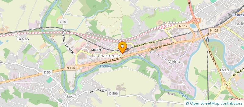 localisation de l'entreprise SCI PIMIENTOS 81  CASTRES