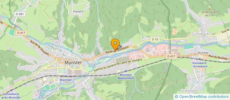 localisation de l'entreprise SCI PIMIPI  MUNSTER