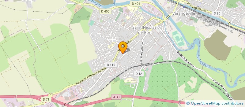 localisation de l'entreprise SCI PIMLICO  SAINT-NICOLAS-DE-PORT