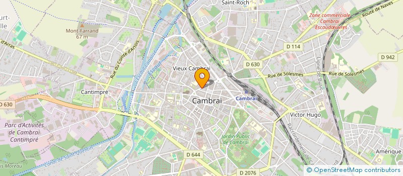 localisation de l'entreprise SCI PIMMO à CAMBRAI